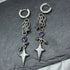 Purple Gem Sparkle Earrings