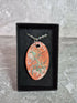 Unique Hand Crafted, Ripple Effect, Oval Pendant