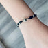 Japanese Tila Glass Bead Bracelet - Black & White