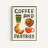 Coffee & Pastries Print