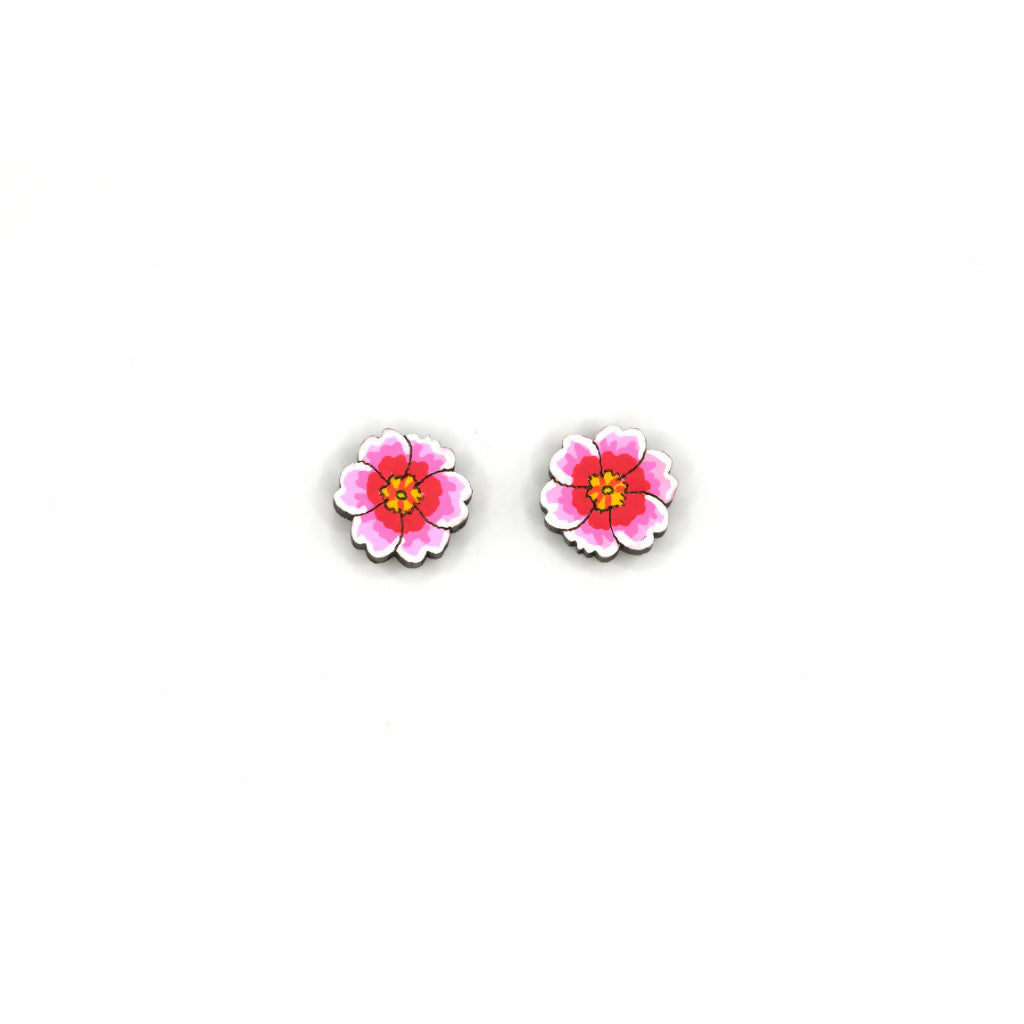 Primroses Necklace and Stud Earrings Set