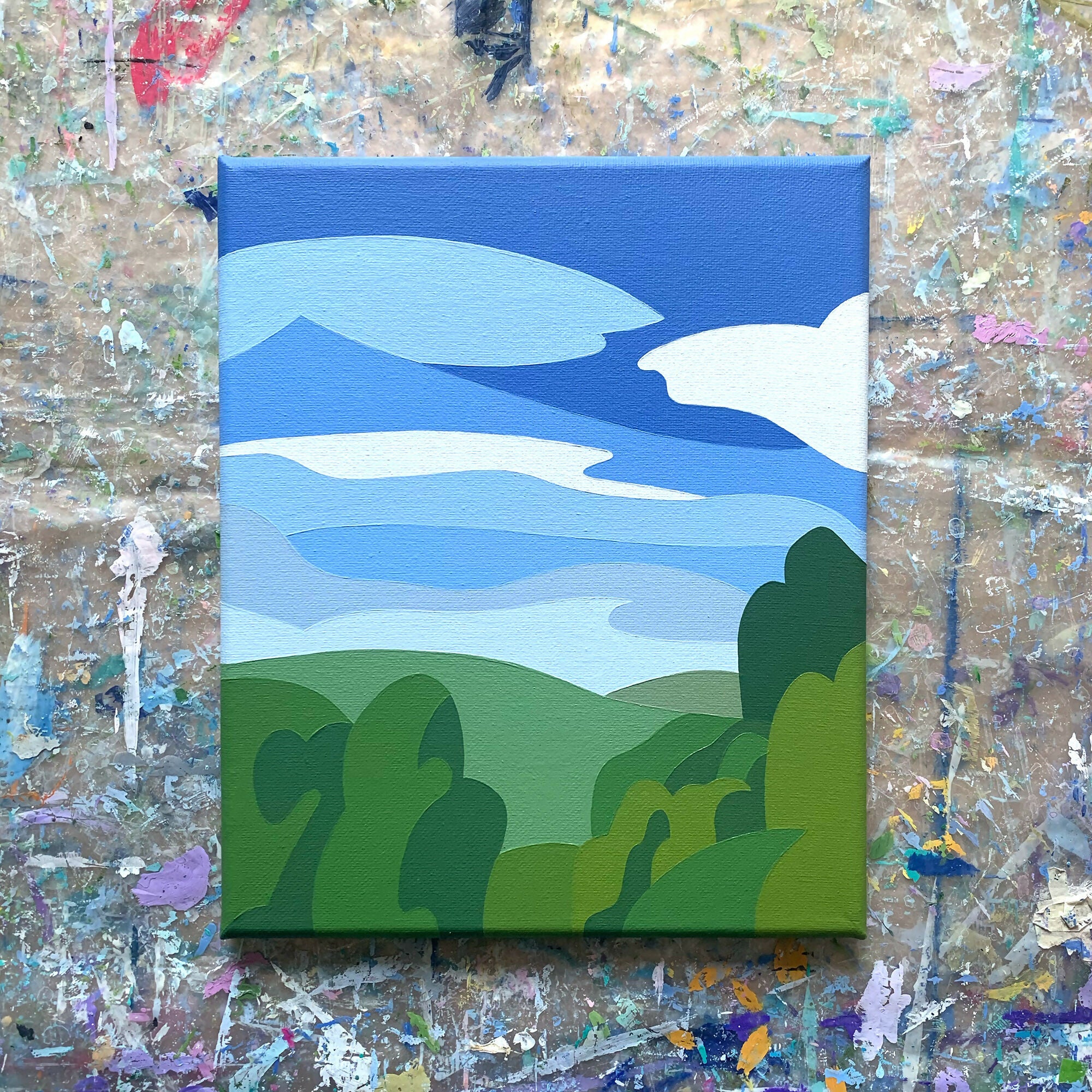 Morning View Over The Vale - Original Painting