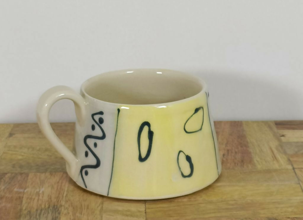 Wheel Thrown Ceramic Stoneware Mug