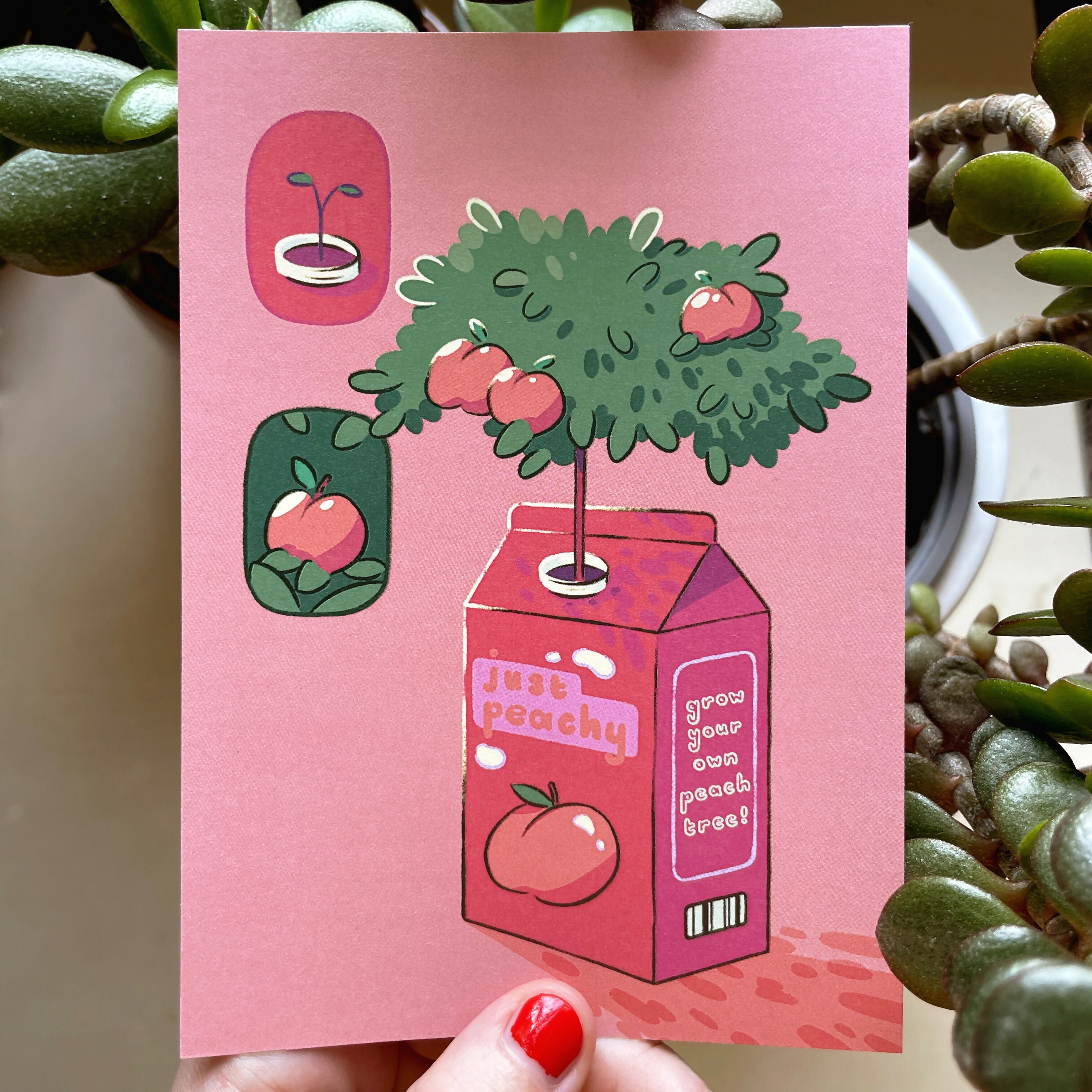 Just Peachy A6 Print