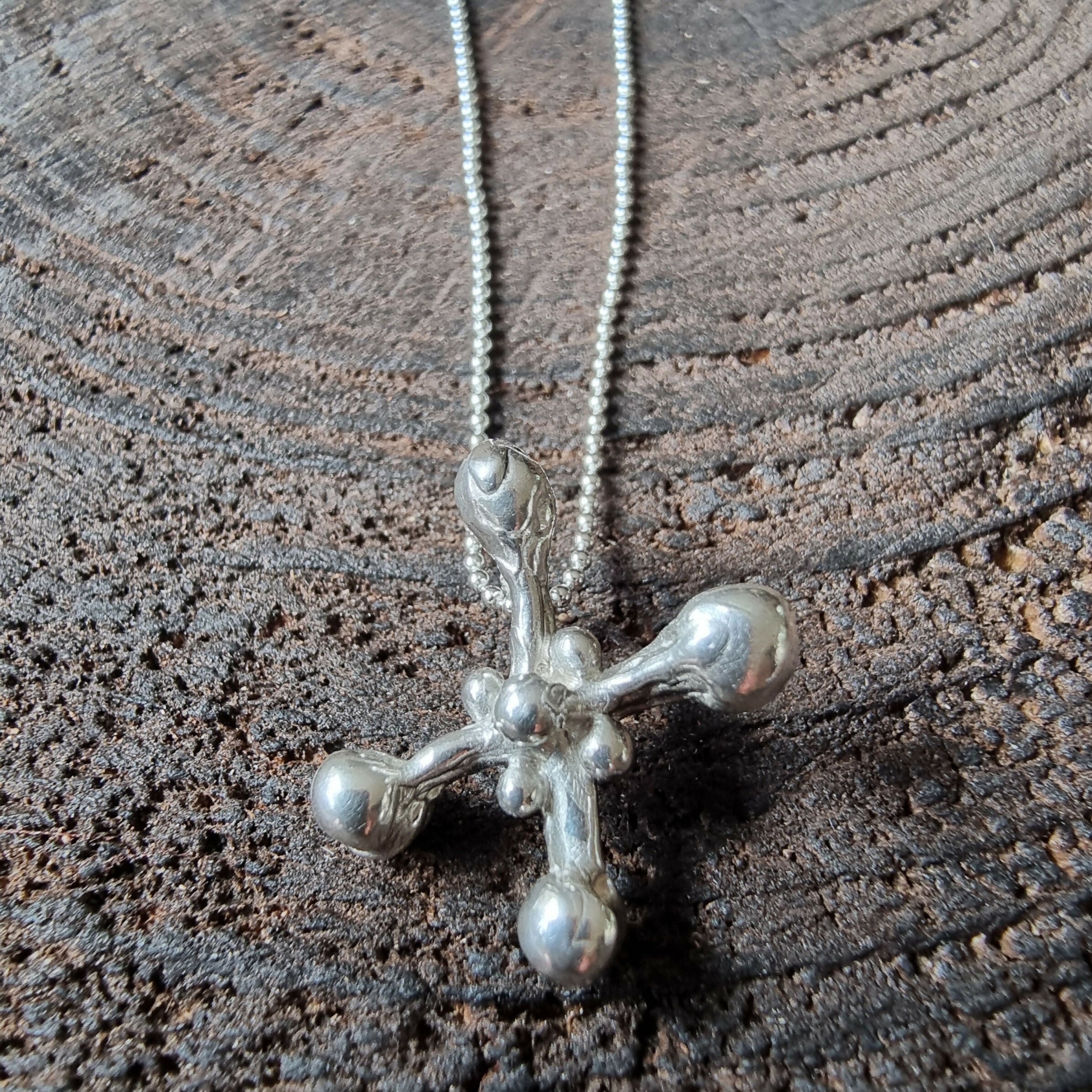 Sterling Silver Jack Pendant