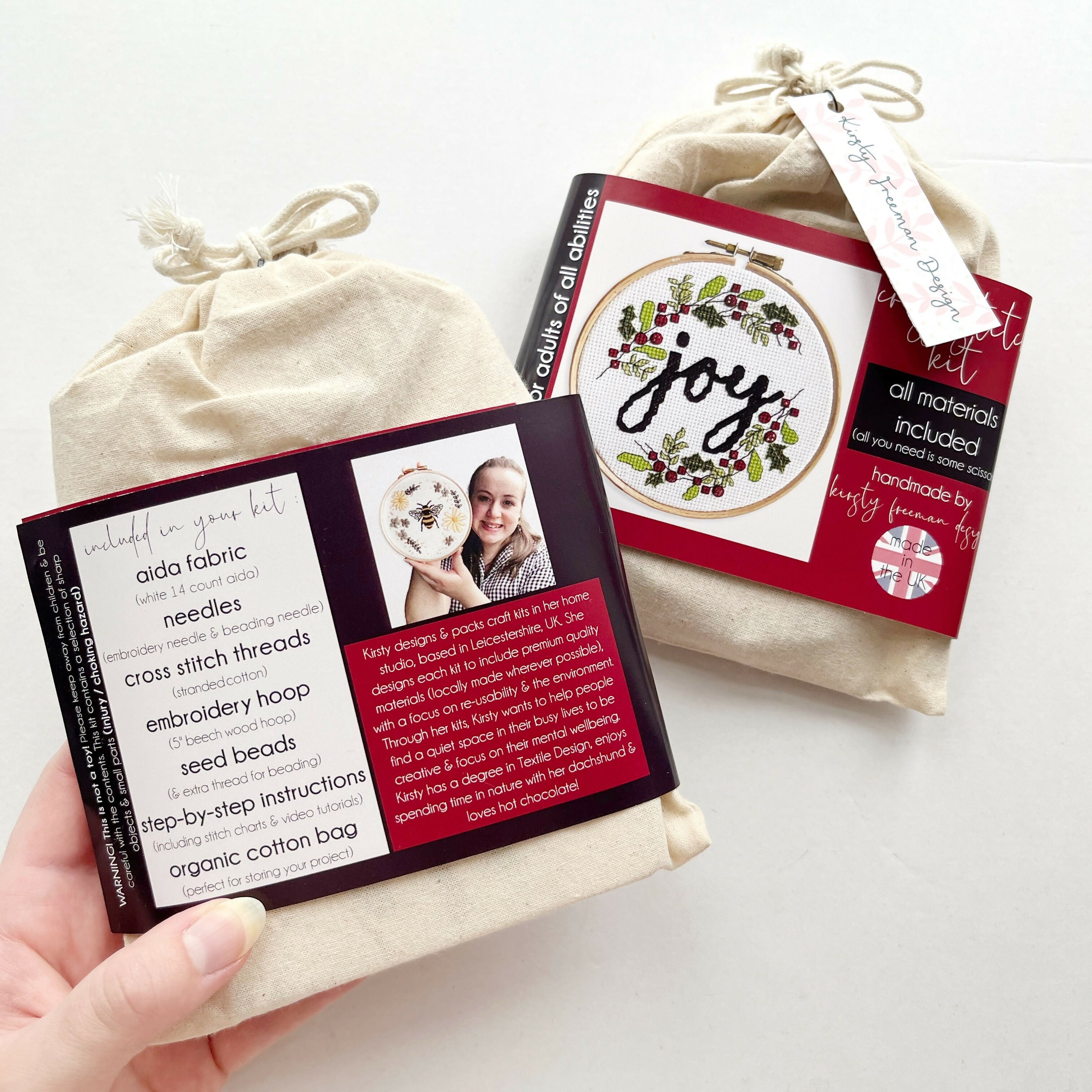 Joy Christmas Cross Stitch Kit