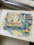 The Girl and the Robot Reading Together Riso Print