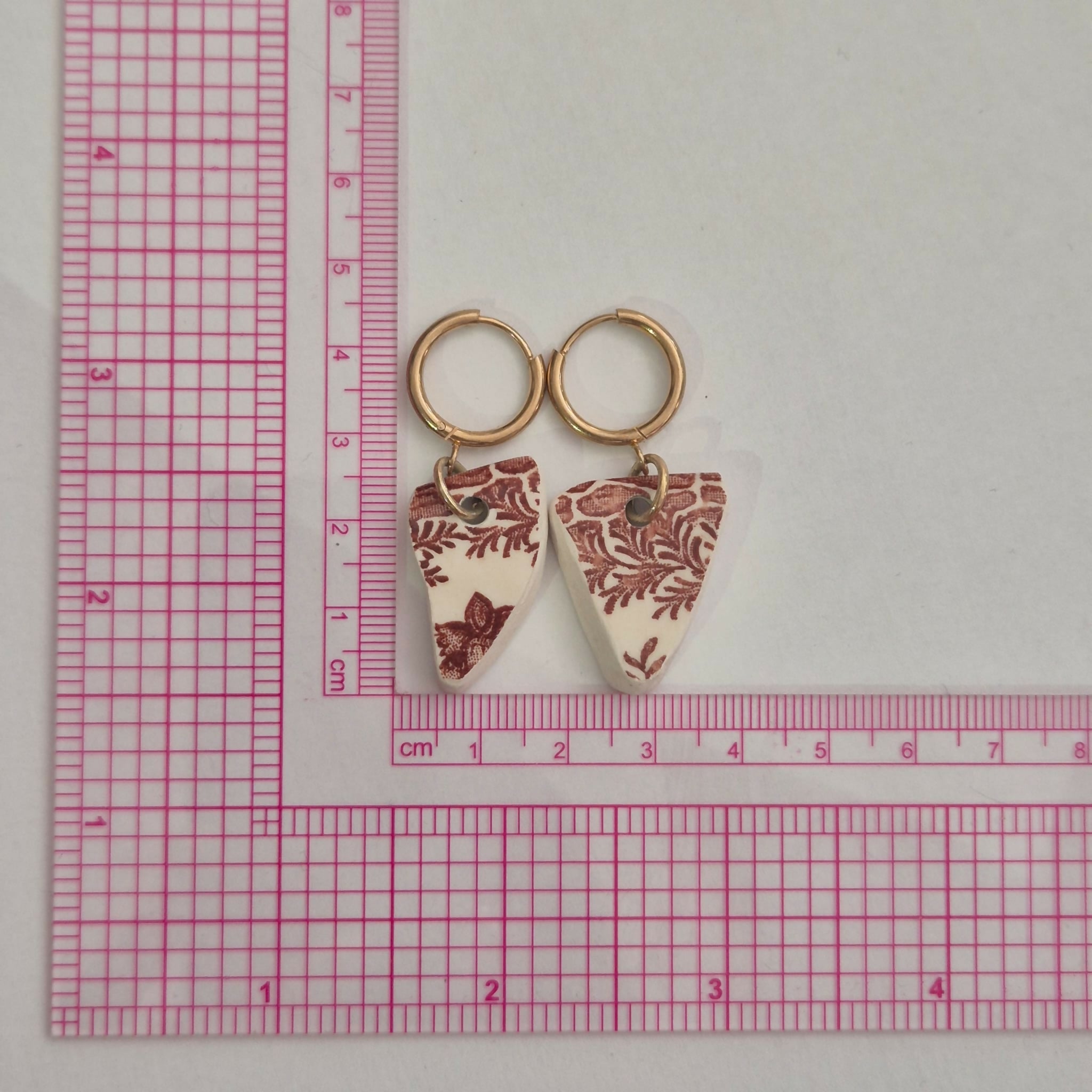 Recycled Ceramic Earring