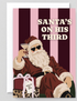 Boozy Santa Christmas Card