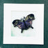 Handmade Paper Quilling Butterfly with White Framed