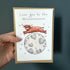 Love You to the Moooon Highland Cow Card