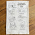 Crustaceans of the North Sea - Handprinted, illustrated Tea Towel