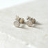 Sterling Silver Circle Stud Earrings