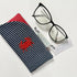 Embroidered Large Slip In Glasses Case