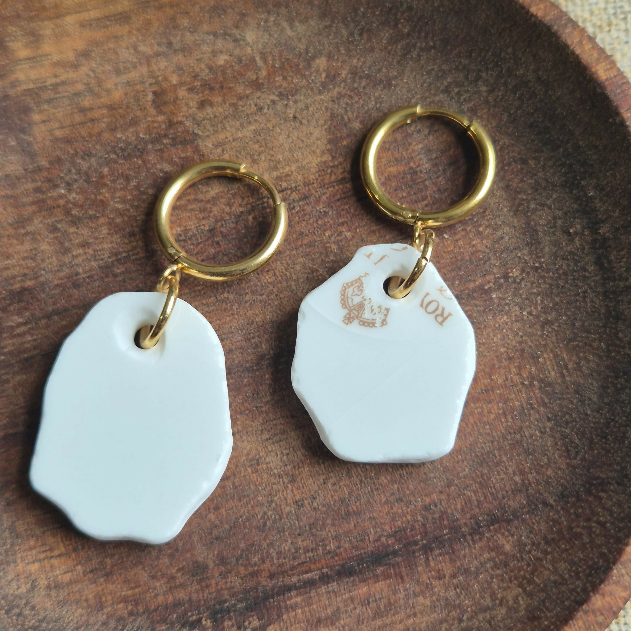 Recycled Ceramic Earring