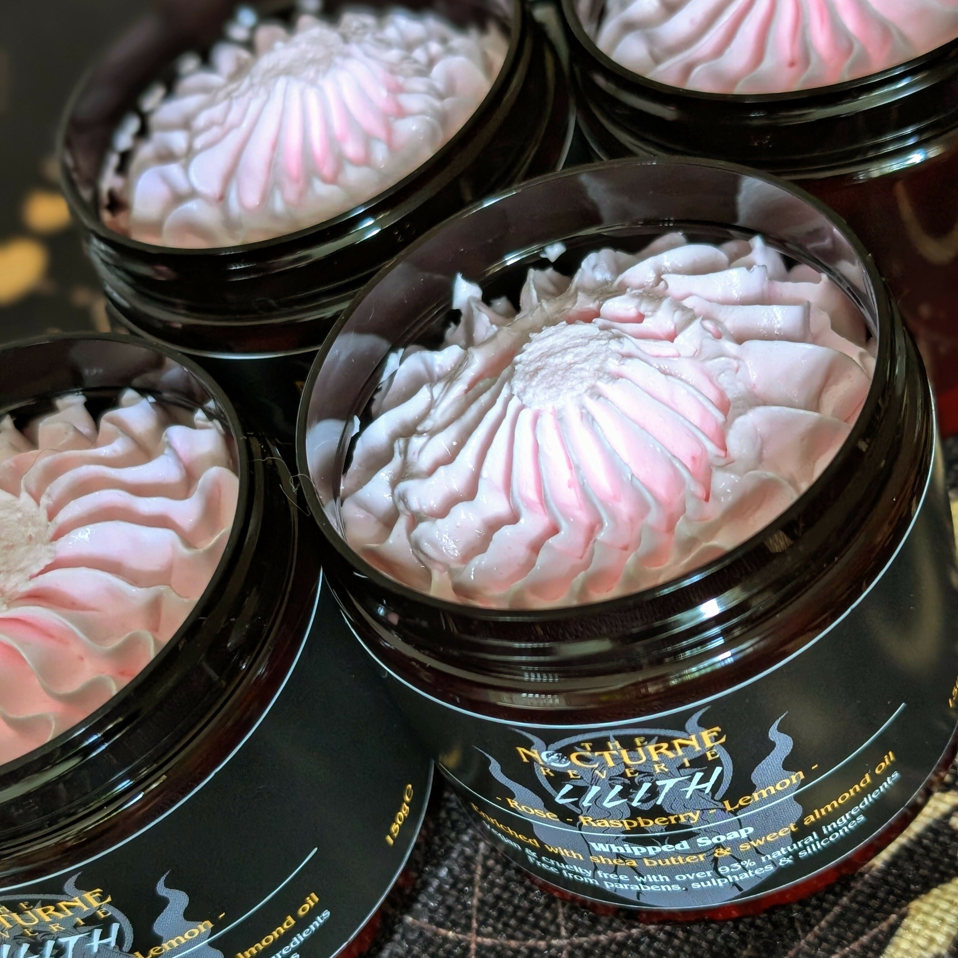 Rose, Raspberry & Lemon Whipped Soap