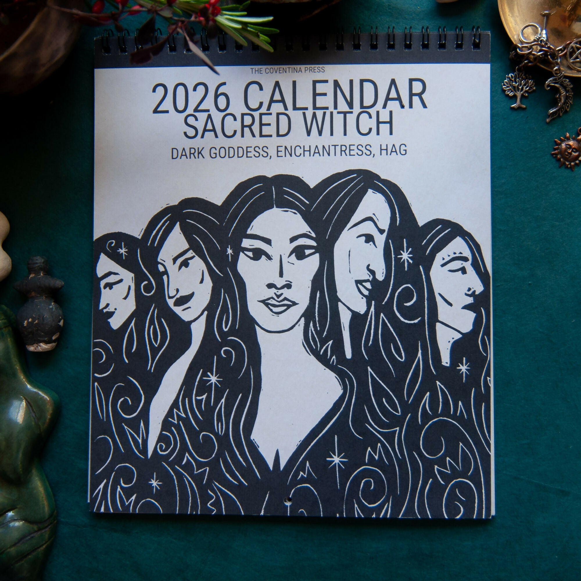 SACRED WITCH WALL CALENDAR 2026