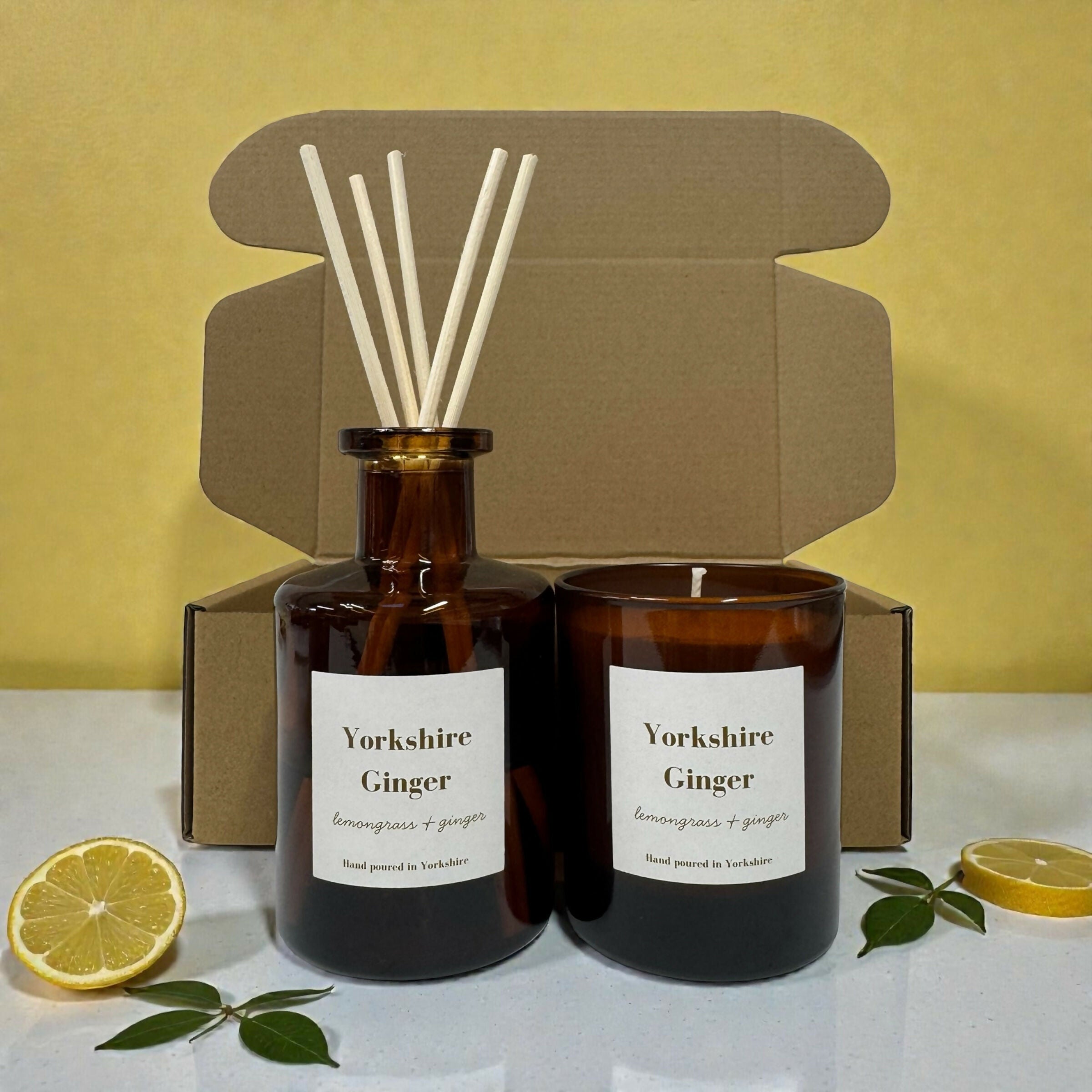 Yorkshire Ginger - Lemongrass and Ginger Candle and Diffuser Set
