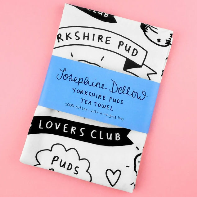Yorkshire Pud Lovers Club Tea Towel - Illustrated Home Gift