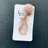 Hand-Poured Vibrant Mica Powder Resin Cat Keyring, Bag Charm with a Pom Pom