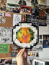 Pixel Salmon Sushi Painting