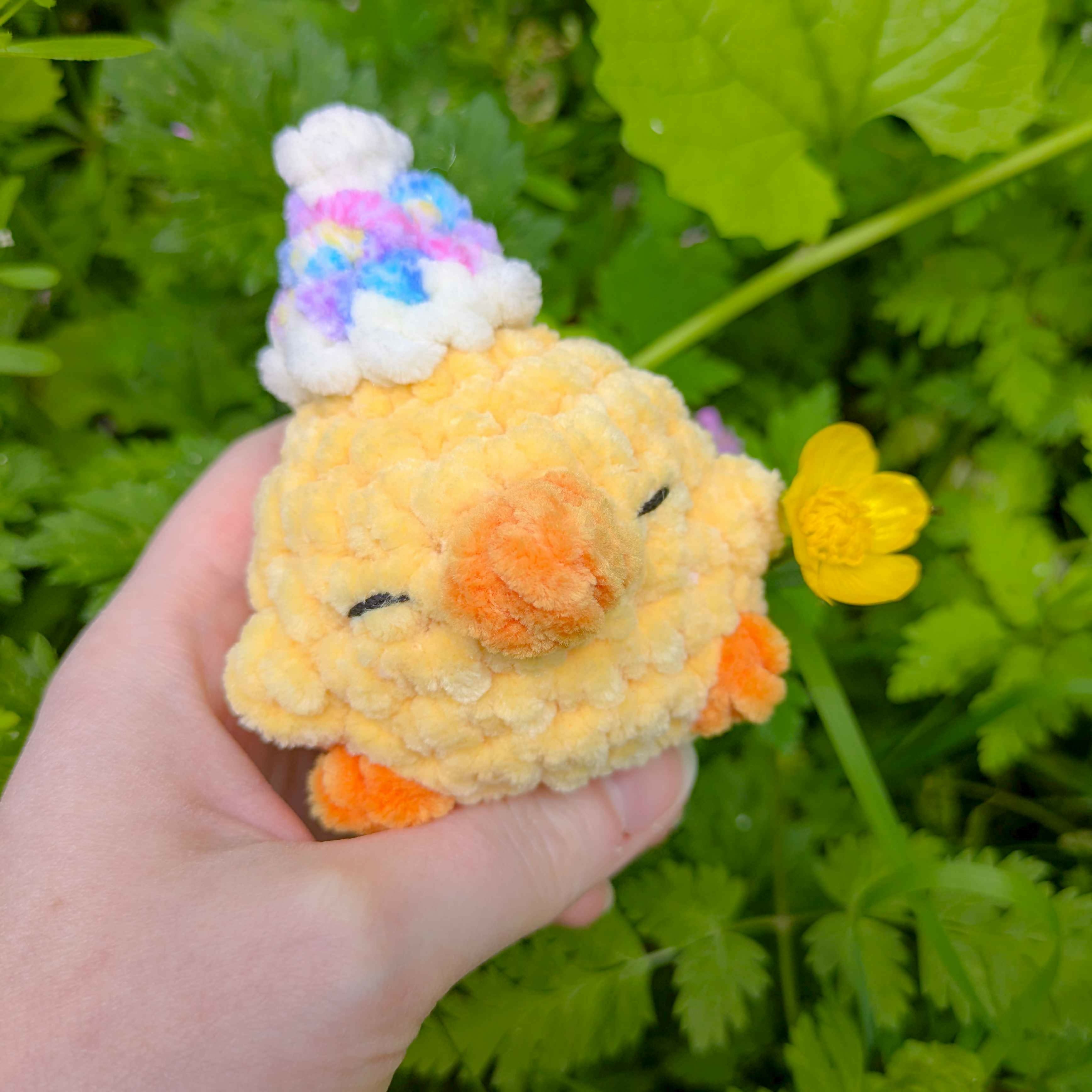 Party Chick Puff Pud - Crochet Plushie
