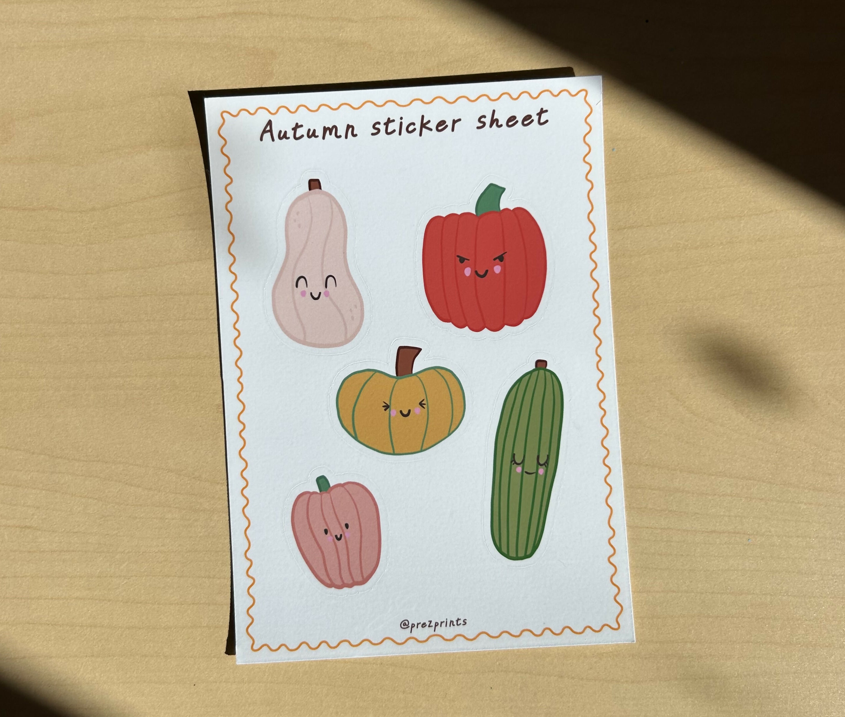 Autumn Sticker Sheet