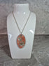 Unique Hand Crafted, Ripple Effect, Oval Pendant
