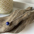 Lapis Lazuli Drop Necklace, Sterling Silver