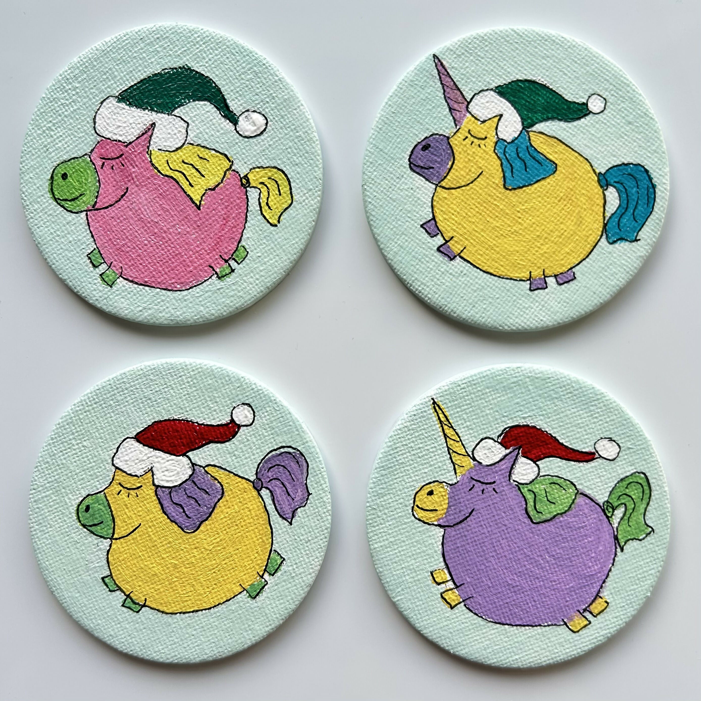 2026 Horse & Unicorn Magnets Original Artwork