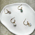 multi crystal earrings