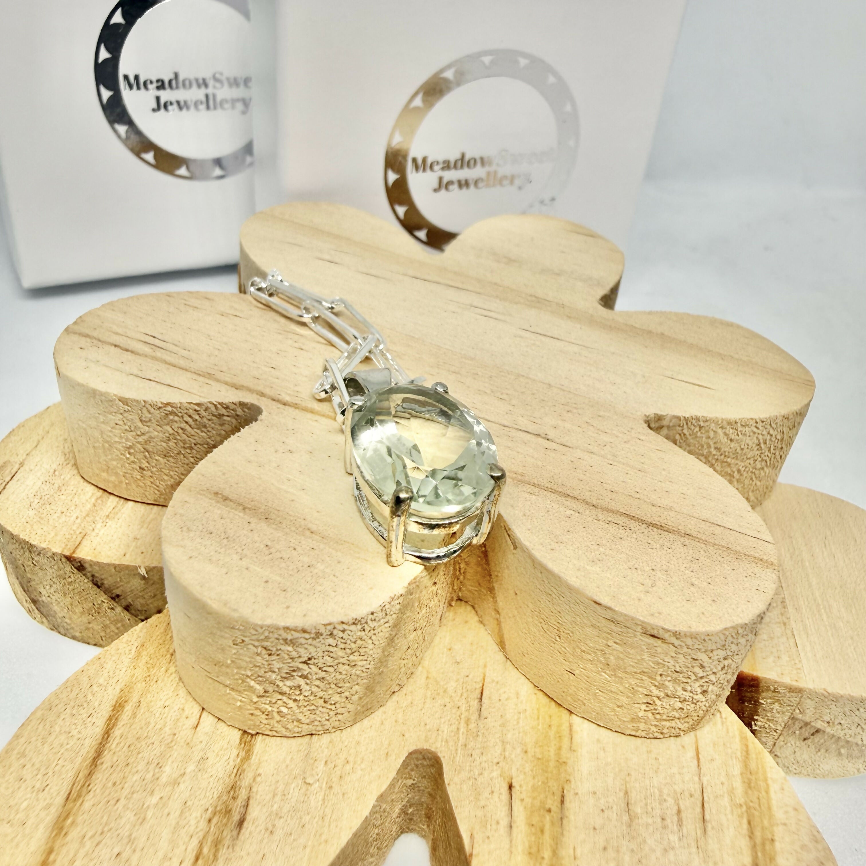 PRASIOLITE NECKLACE