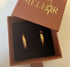 Gold Star Studded Hoops