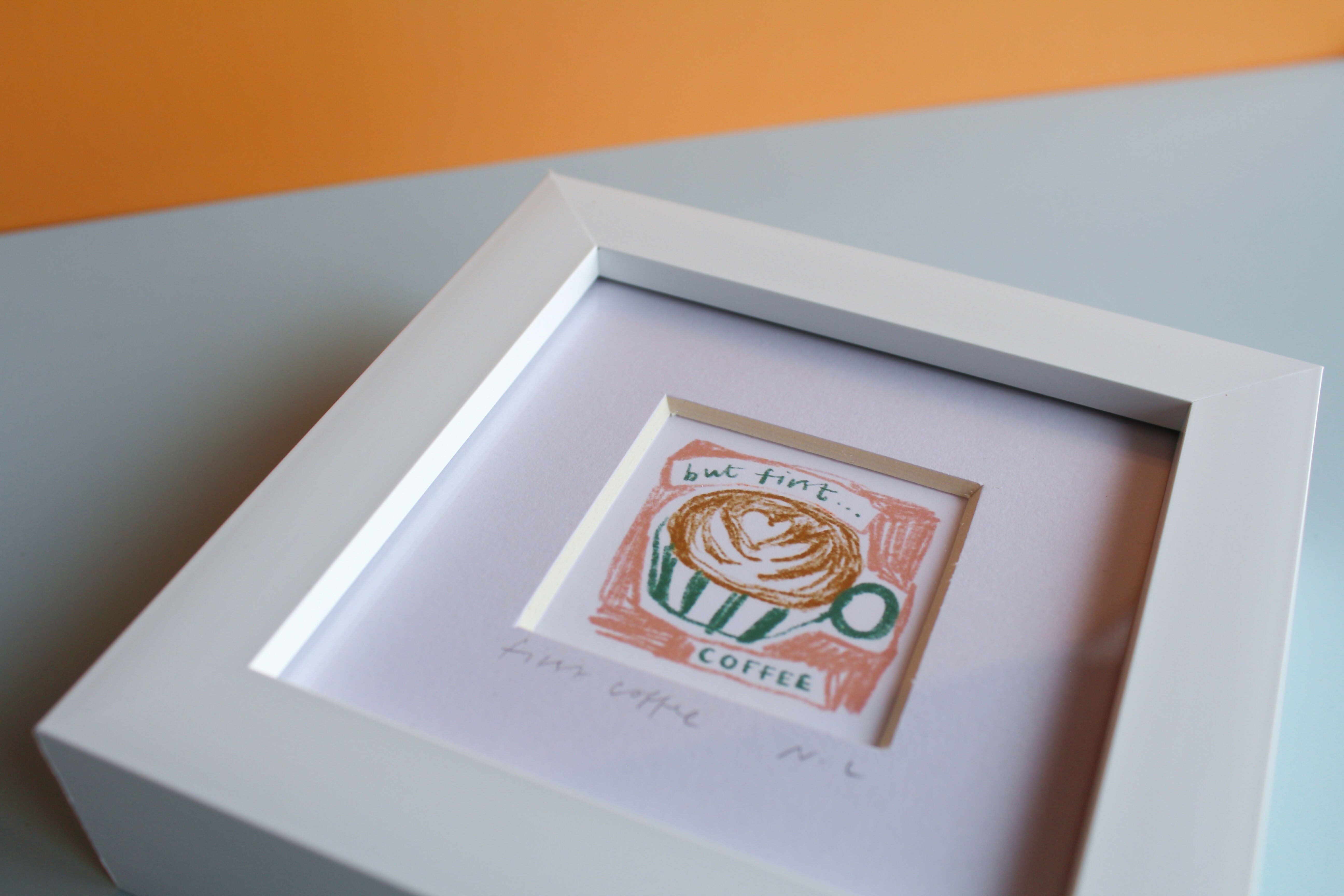 But first... Coffee Mini Print