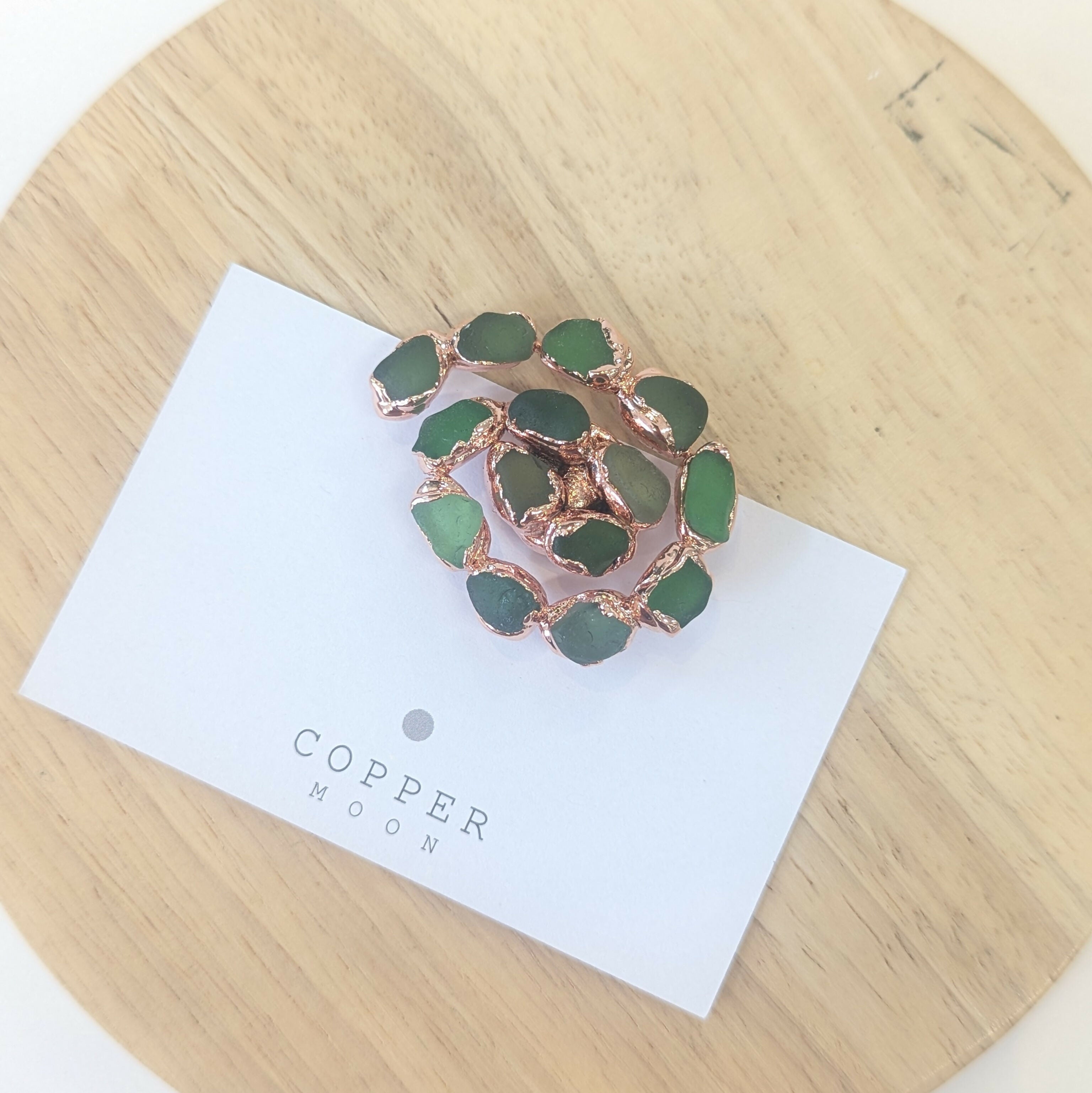Seaglass Magnetic Brooch