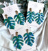 Ocean Dream Collection - Monstera Leaf Polymer Clay Earrings