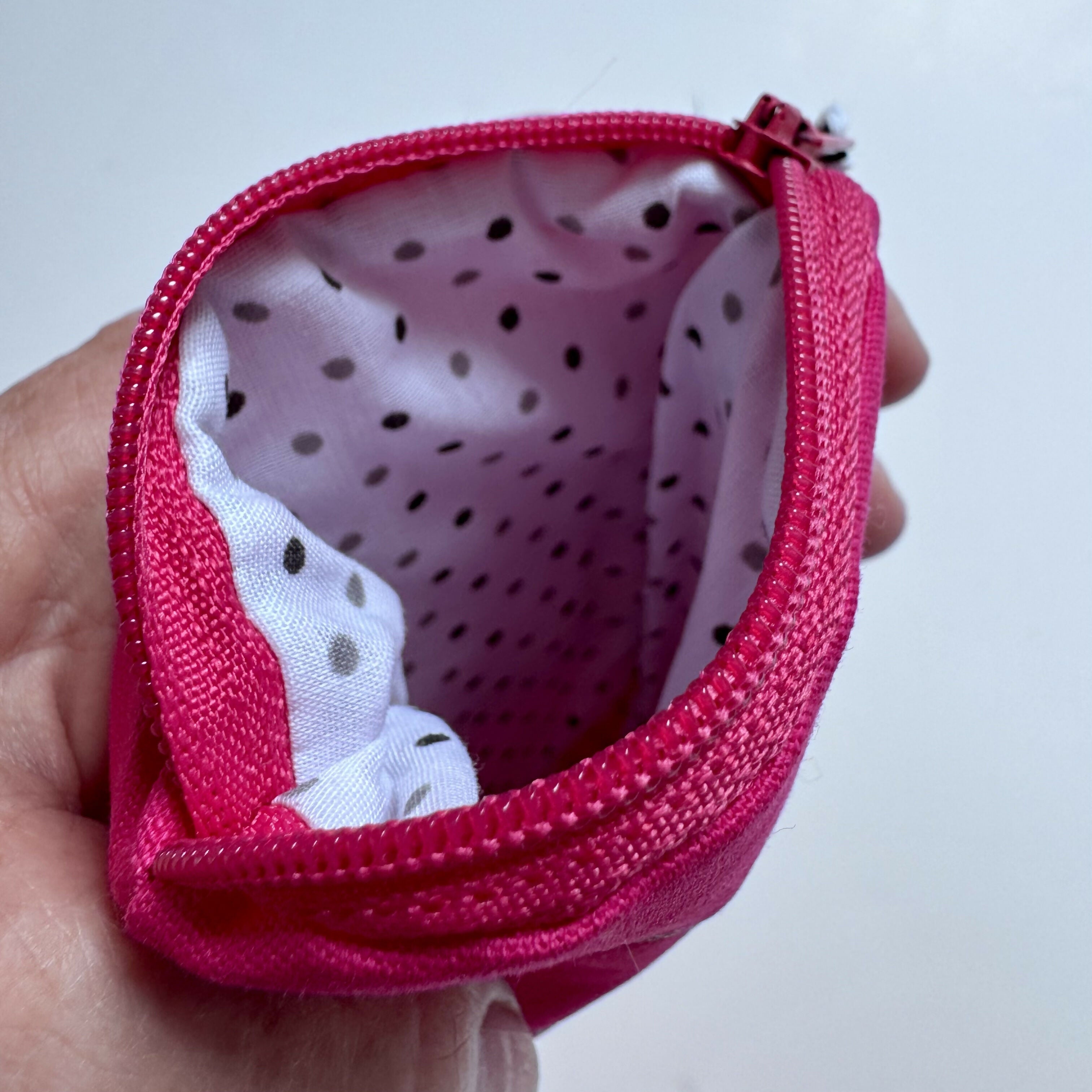 Glasses Case - Cerise with Glitter