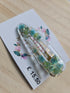 Stainless Steel Real Gypsophila Flower Hair Clips