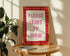 Please Leave By 10PM Home Print