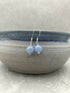 Gemstone Drop Earrings - Angelite Pale Blue