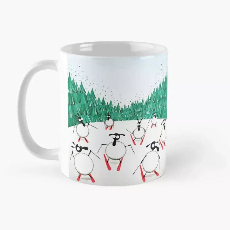 Ski Ewe Later Ceramic Mug