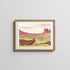 Cowboy Landscape Art Print