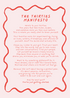 30s Manifesto Card