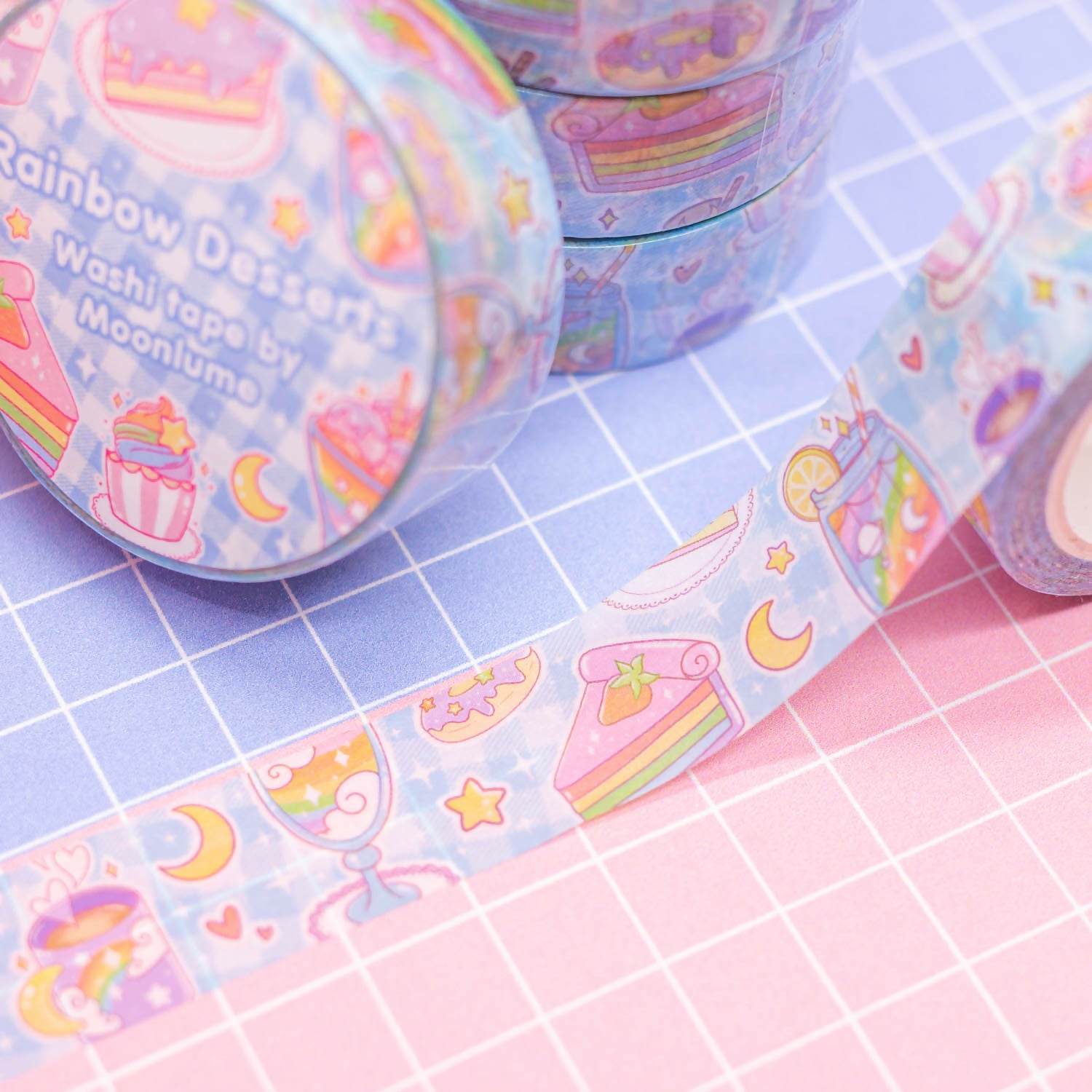Washi Tape - Rainbow Desserts