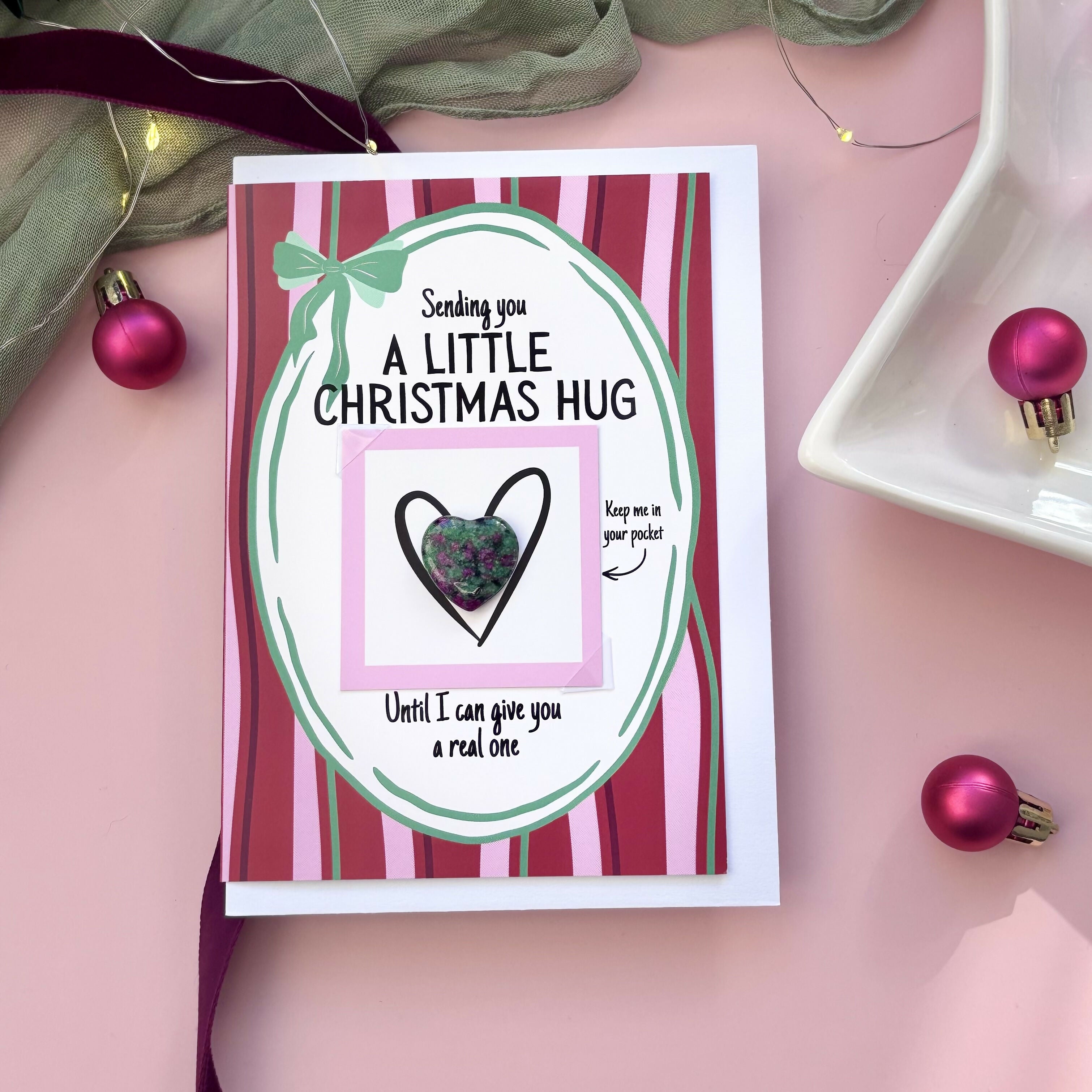 A Little Christmas Hug Greeting Card