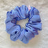 Blue Silk Handmade Scrunchie