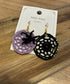 Handmade Micro Crochet Halloween Drop Earrings