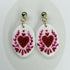 Hearts Polymer Clay Earrings