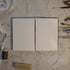 Handmade Artists Sketchbook with Cyanotype Cover and internal pocket