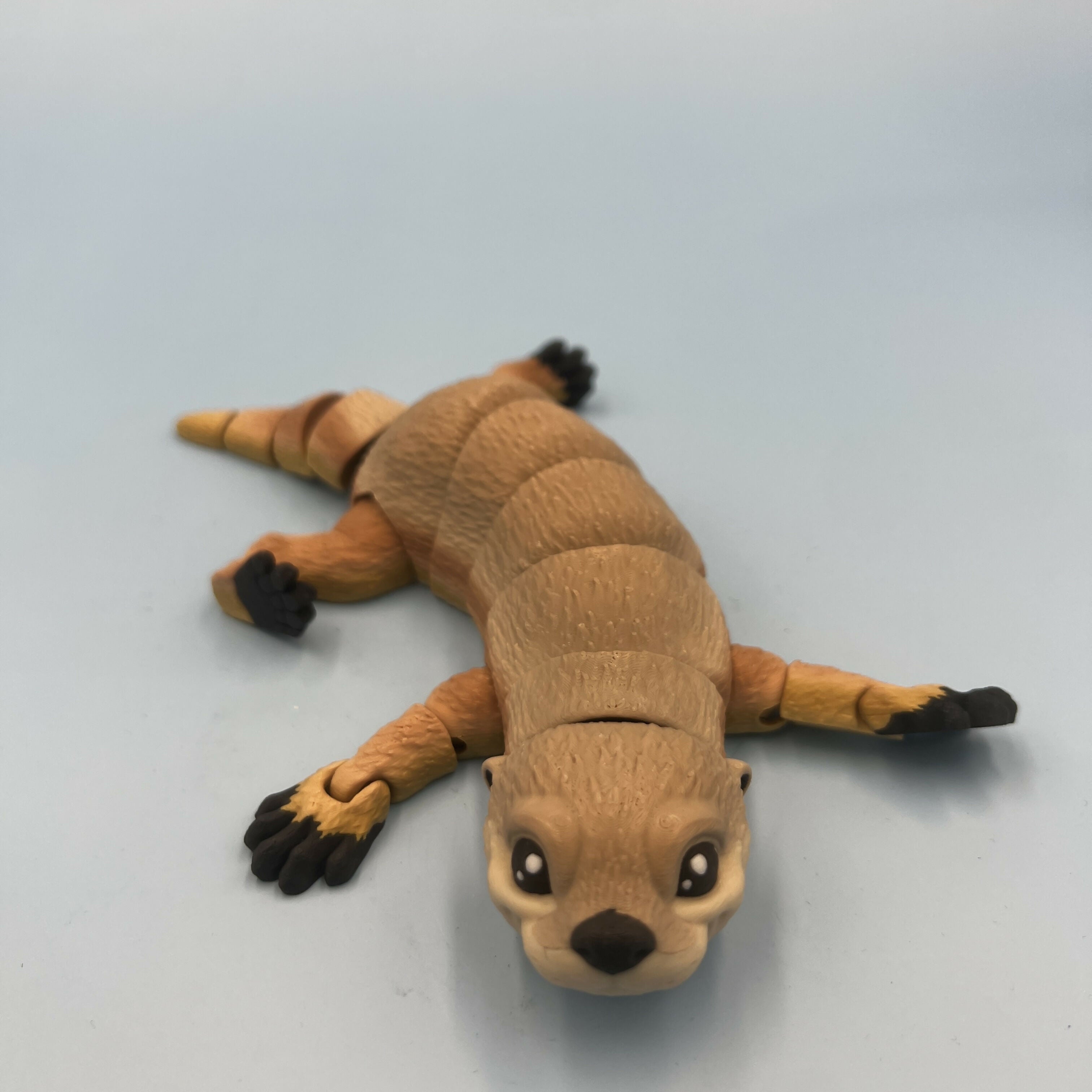 3D Printed LARGE: Articulated Sensory Fidget Animals friends Otter 22cm